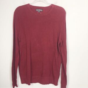 J.CREW | NEW Mercantile Maroon Light Waffle Texture Sweater/Top Men’s Size M